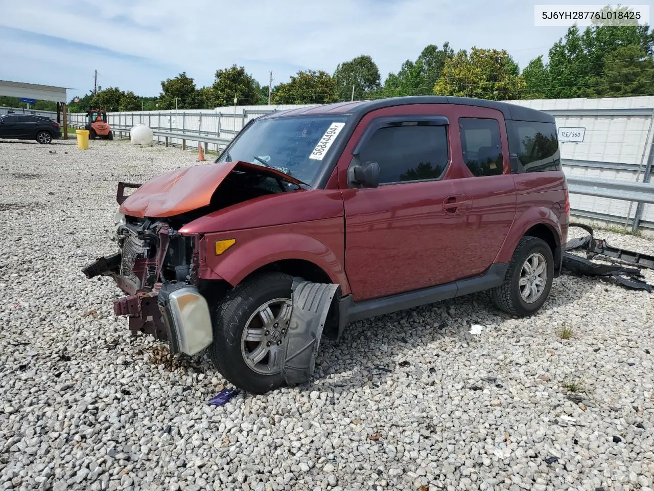 2006 Honda Element Ex VIN: 5J6YH28776L018425 Lot: 56844494