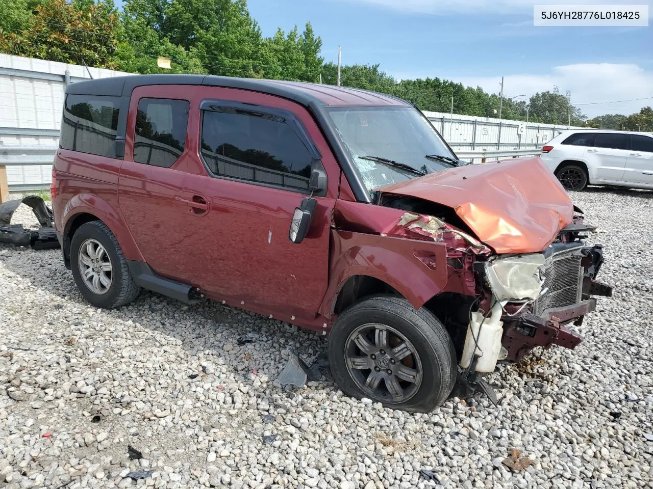 2006 Honda Element Ex VIN: 5J6YH28776L018425 Lot: 56844494