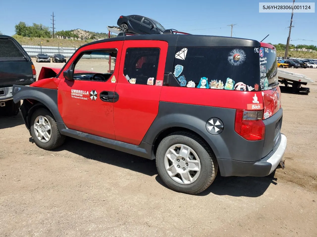 2006 Honda Element Lx VIN: 5J6YH28306L001124 Lot: 59243914