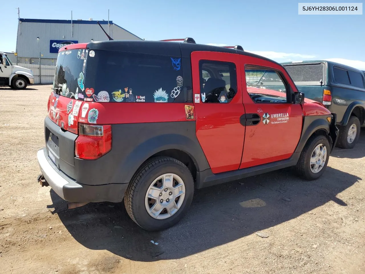 5J6YH28306L001124 2006 Honda Element Lx