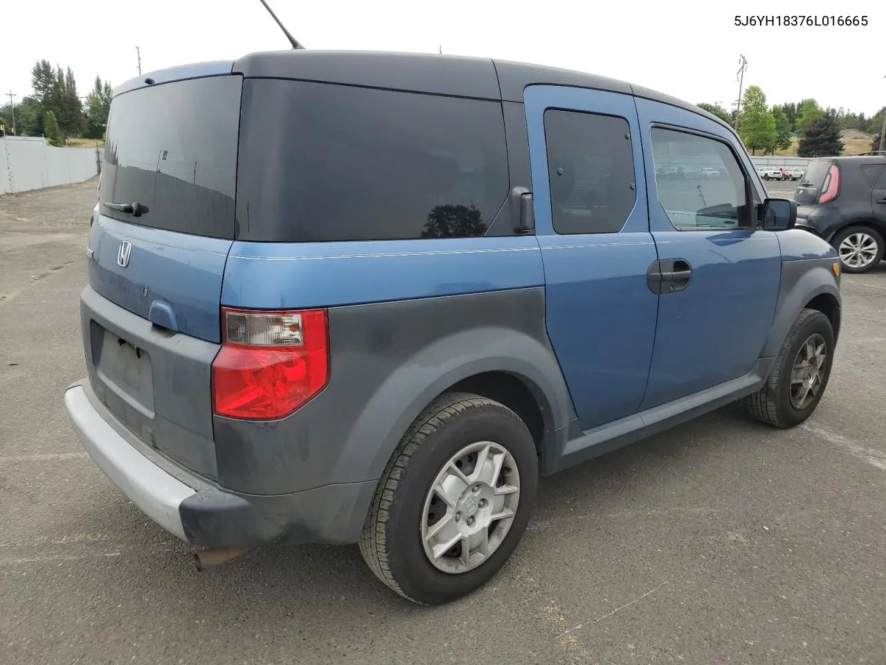 5J6YH18376L016665 2006 Honda Element Lx