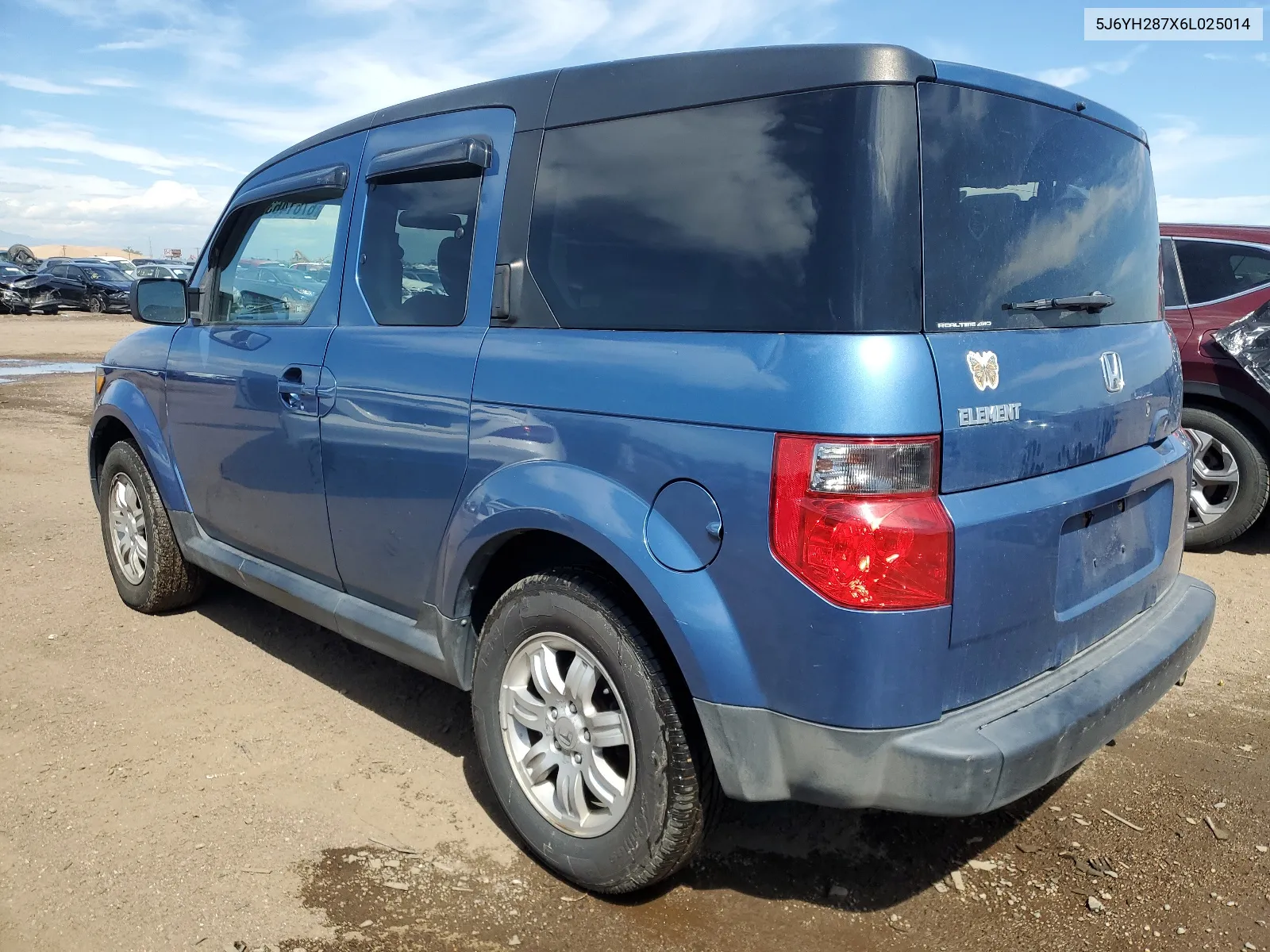 5J6YH287X6L025014 2006 Honda Element Ex