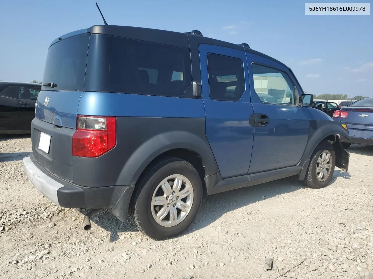 2006 Honda Element Ex VIN: 5J6YH18616L009978 Lot: 68461834