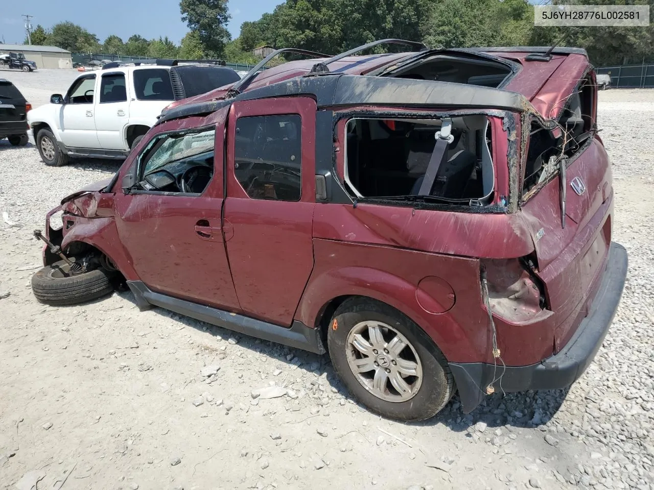 2006 Honda Element Ex VIN: 5J6YH28776L002581 Lot: 69139294