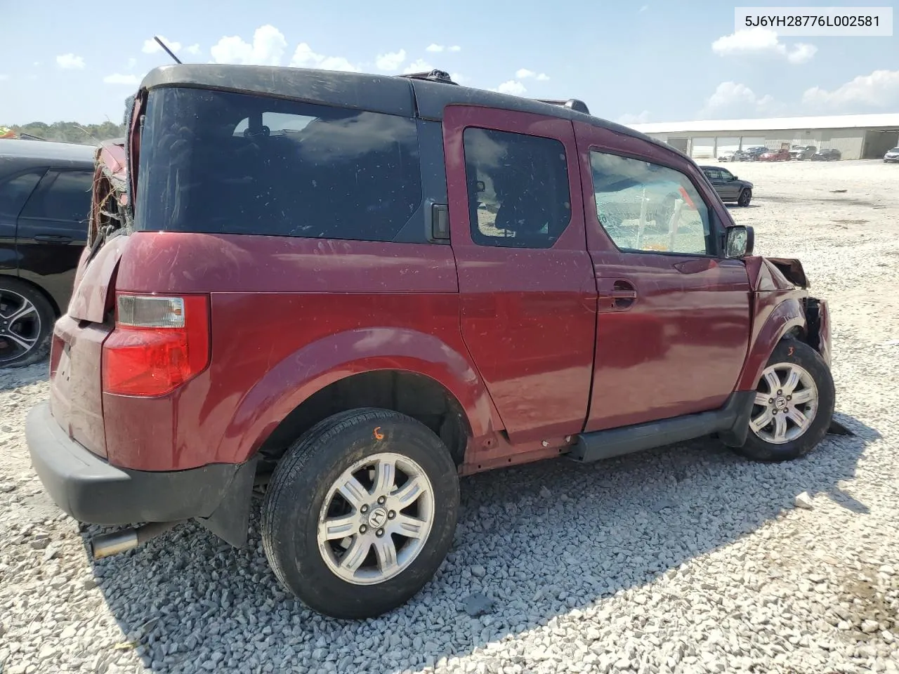 2006 Honda Element Ex VIN: 5J6YH28776L002581 Lot: 69139294