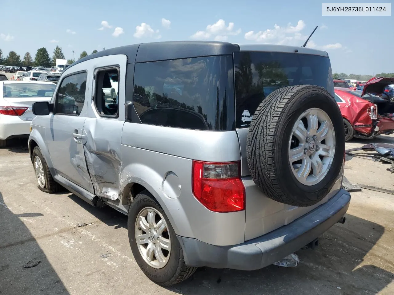 2006 Honda Element Ex VIN: 5J6YH28736L011424 Lot: 69455434