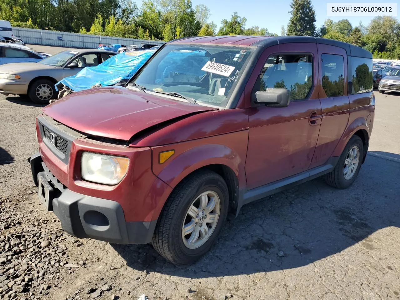 2006 Honda Element Ex VIN: 5J6YH18706L009012 Lot: 69640524