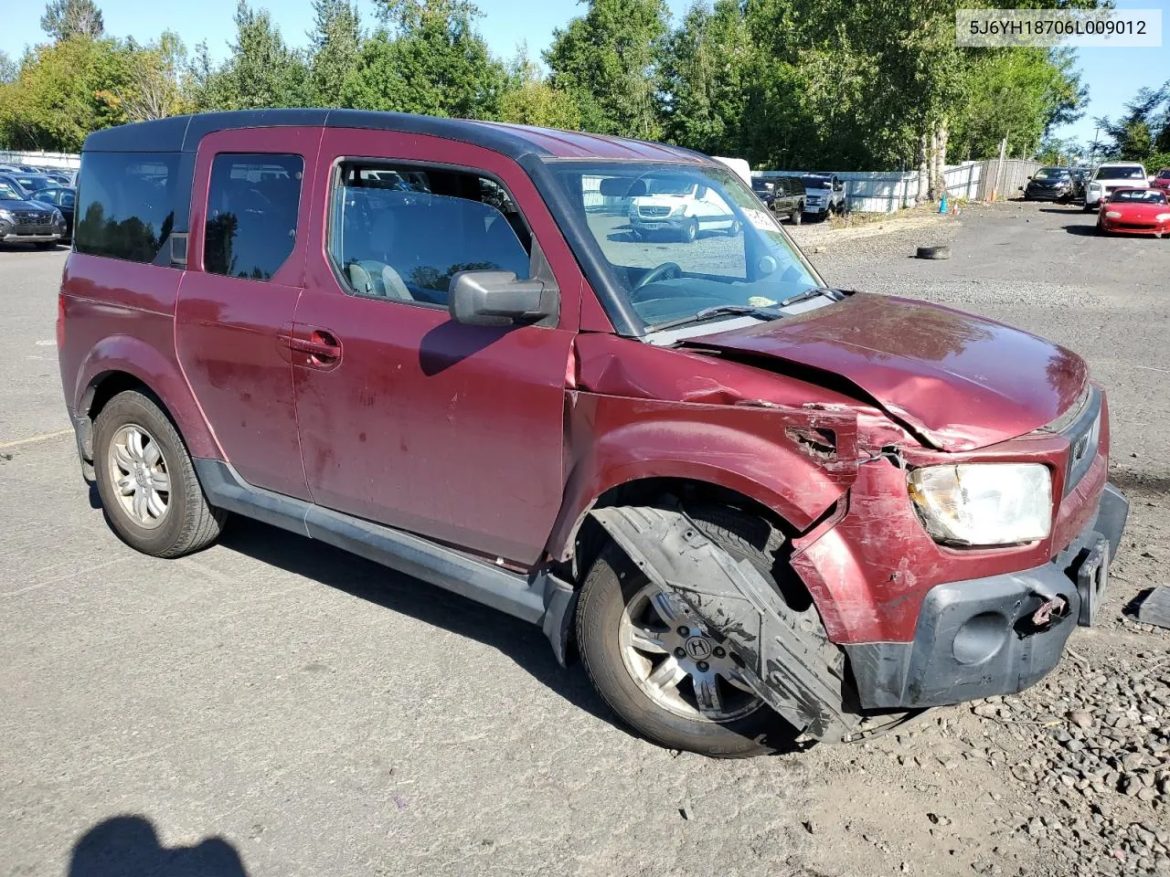 2006 Honda Element Ex VIN: 5J6YH18706L009012 Lot: 69640524