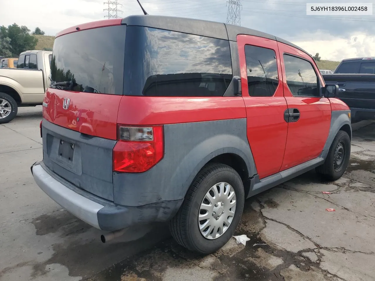 2006 Honda Element Lx VIN: 5J6YH18396L002458 Lot: 69970704