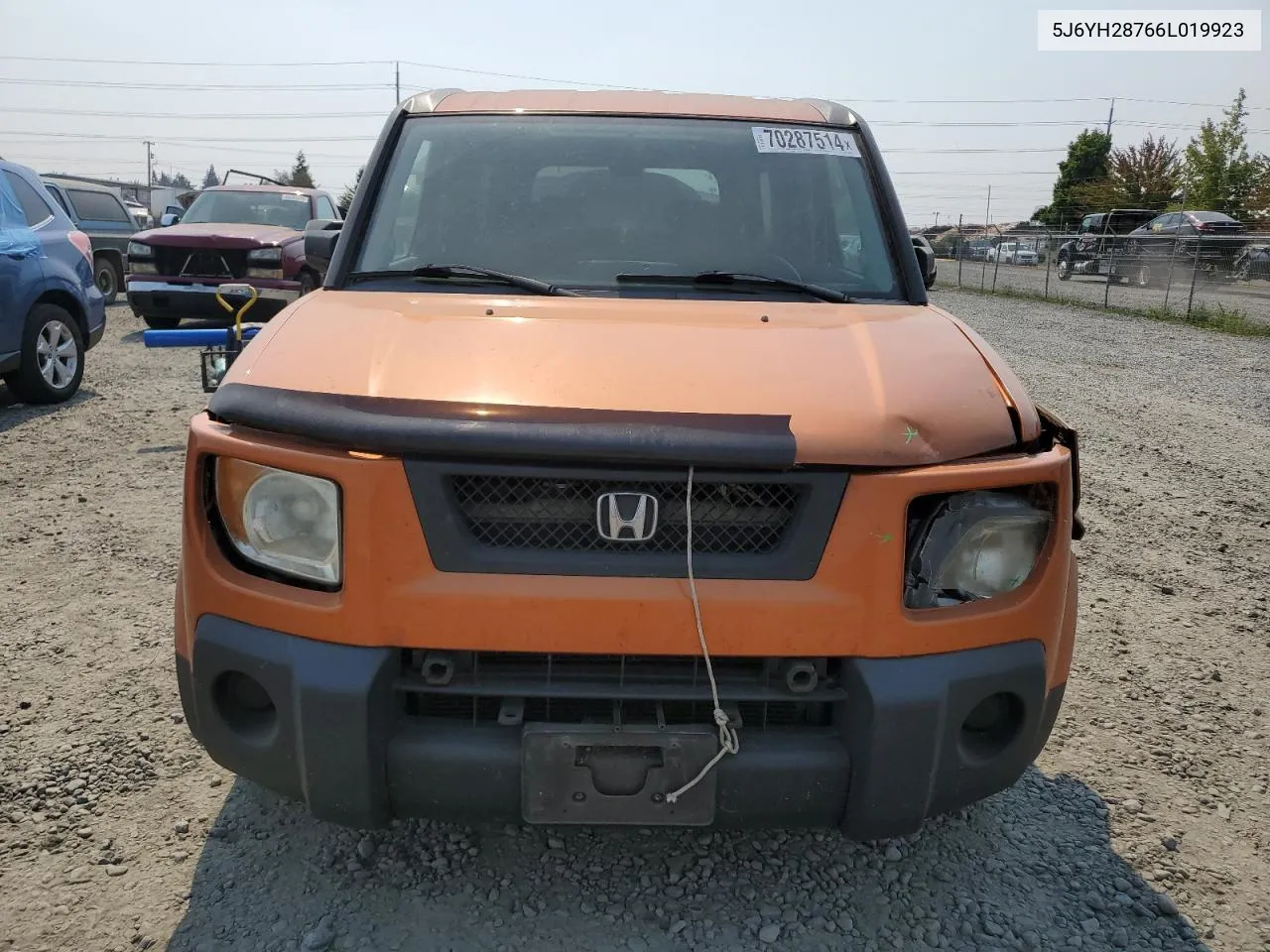 2006 Honda Element Ex VIN: 5J6YH28766L019923 Lot: 70287514