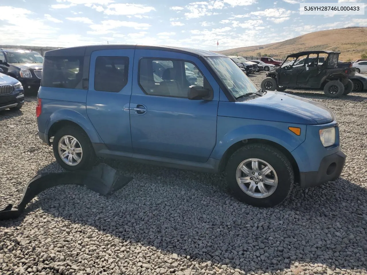 5J6YH28746L000433 2006 Honda Element Ex