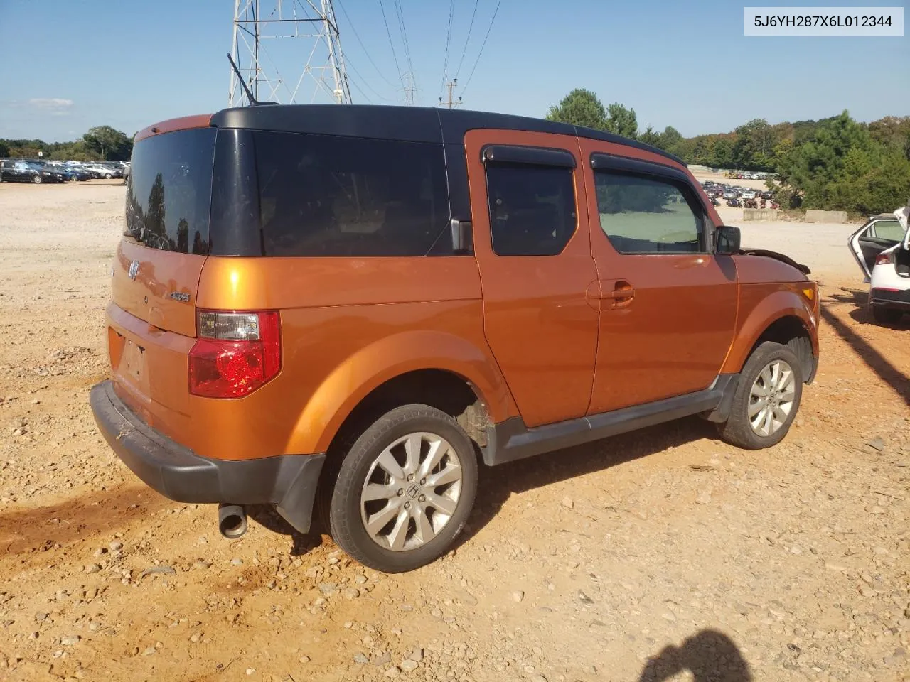 2006 Honda Element Ex VIN: 5J6YH287X6L012344 Lot: 71274974