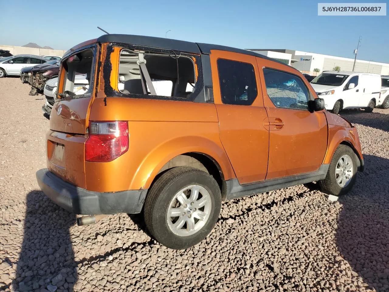 2006 Honda Element Ex VIN: 5J6YH28736L006837 Lot: 71473674