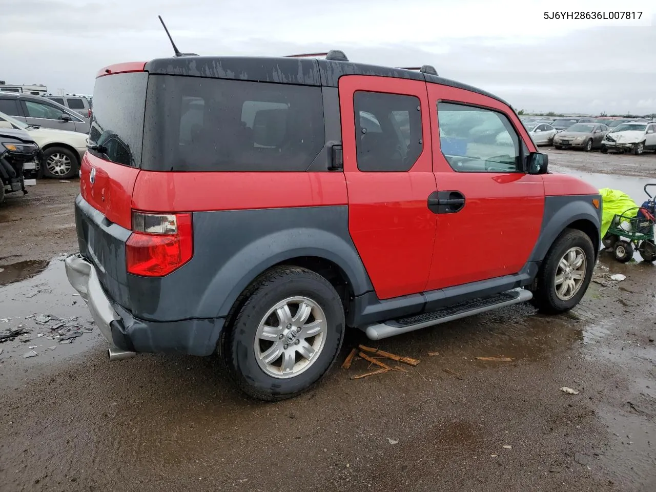 2006 Honda Element Ex VIN: 5J6YH28636L007817 Lot: 71653654