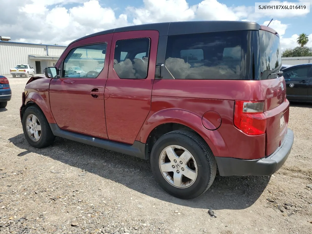 2006 Honda Element Ex VIN: 5J6YH187X6L016419 Lot: 71984924