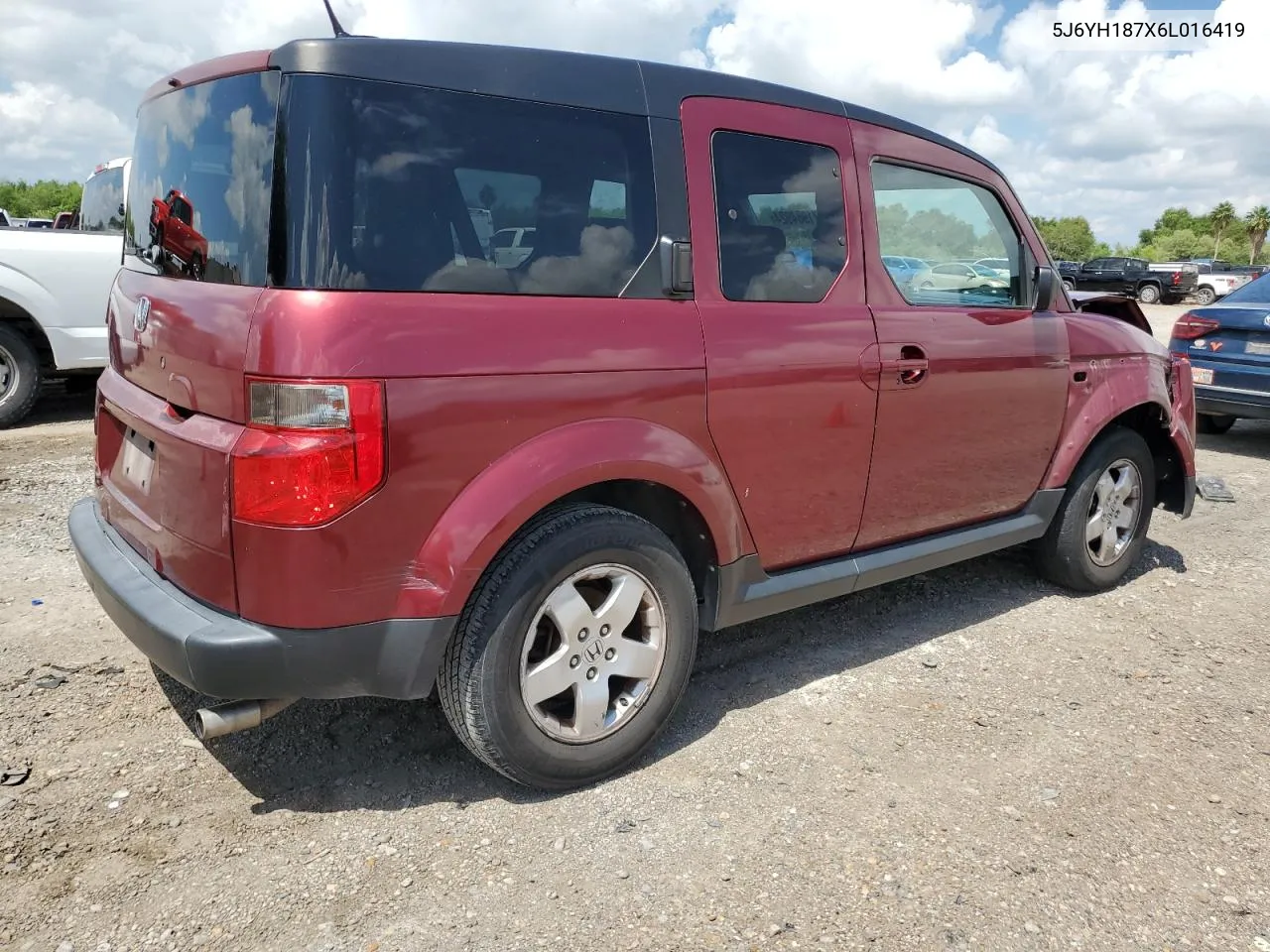 2006 Honda Element Ex VIN: 5J6YH187X6L016419 Lot: 71984924