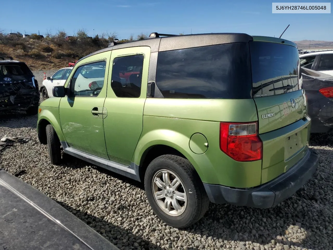 2006 Honda Element Ex VIN: 5J6YH28746L005048 Lot: 72536344