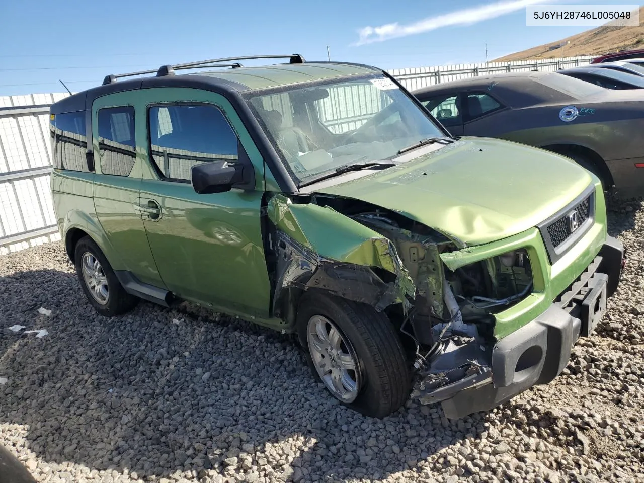 2006 Honda Element Ex VIN: 5J6YH28746L005048 Lot: 72536344