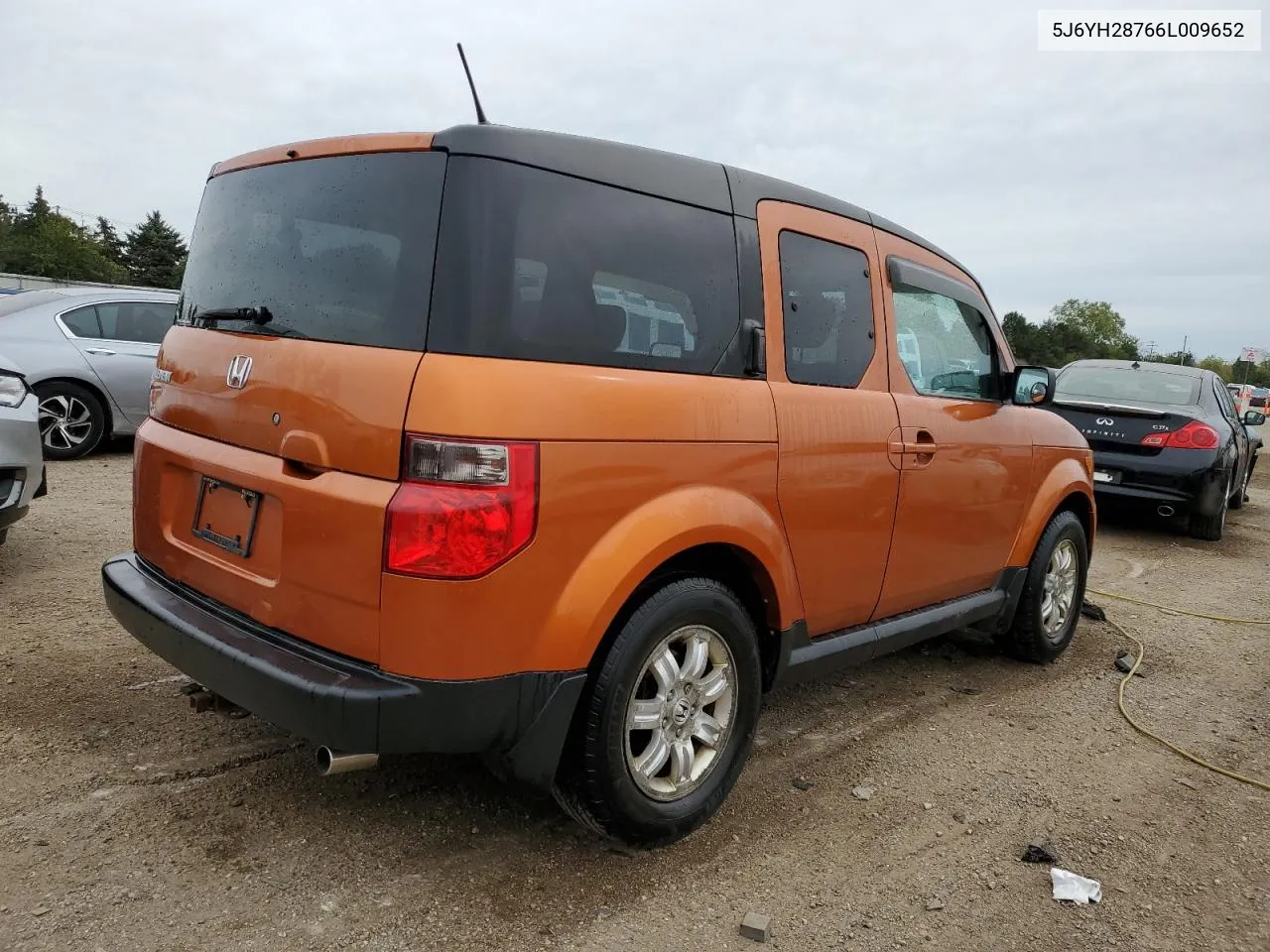 2006 Honda Element Ex VIN: 5J6YH28766L009652 Lot: 72780104