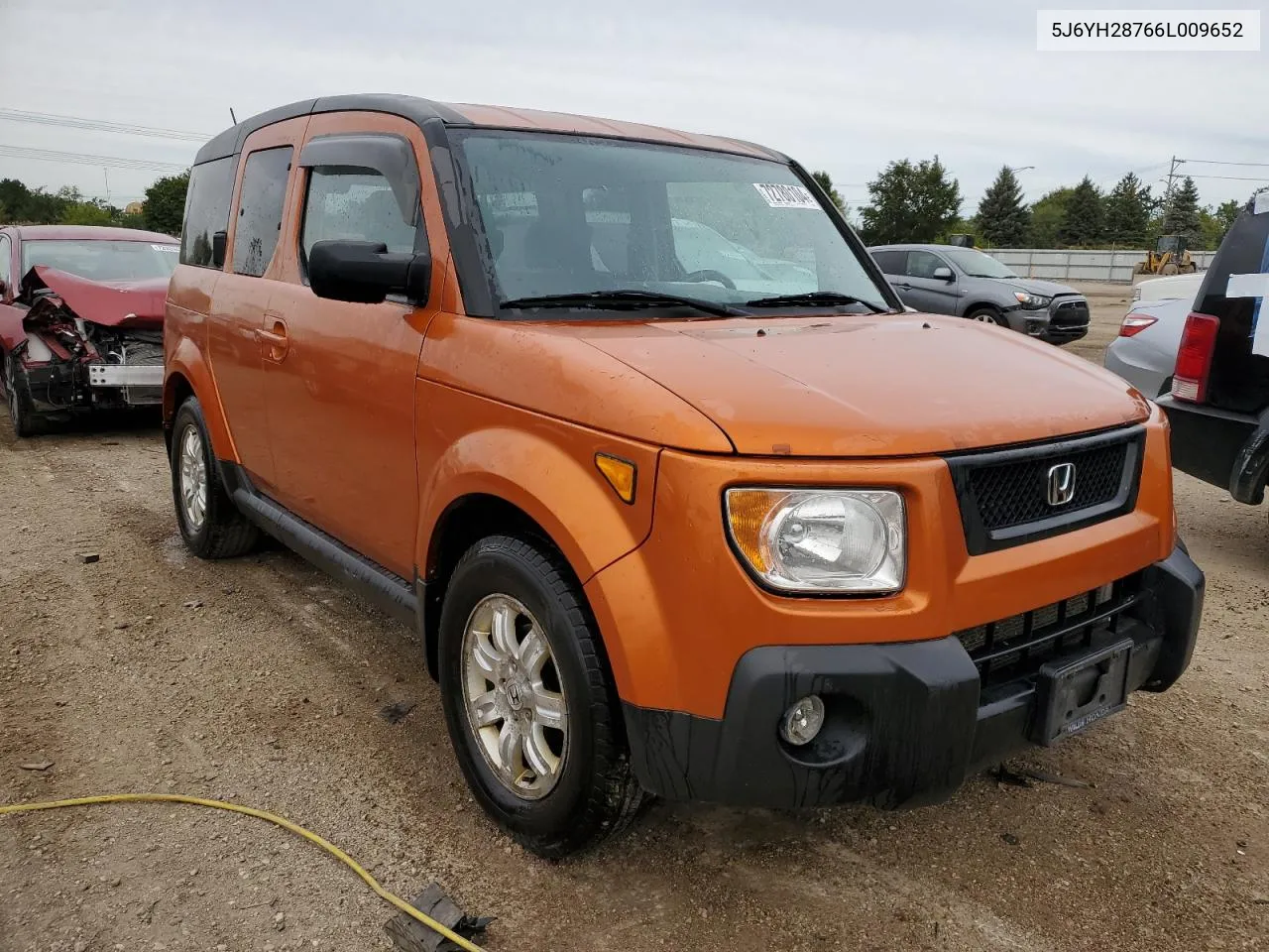 2006 Honda Element Ex VIN: 5J6YH28766L009652 Lot: 72780104