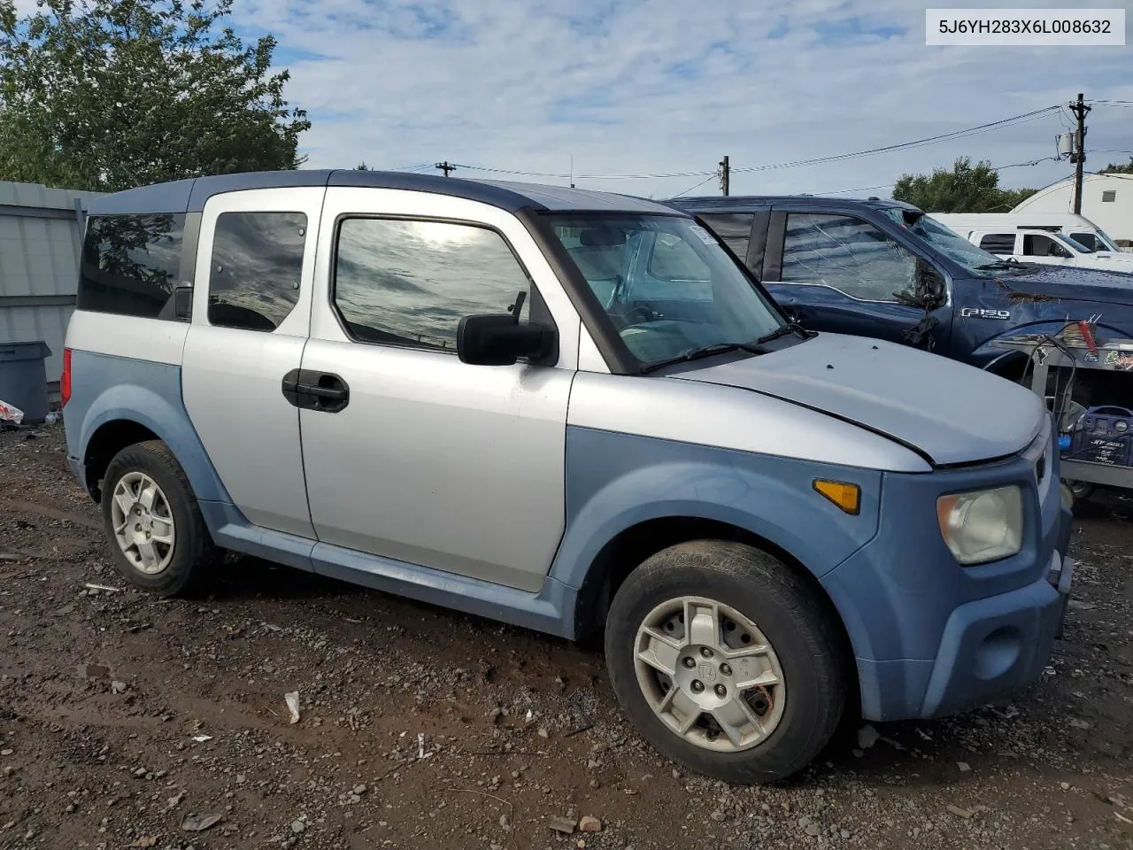 2006 Honda Element Lx VIN: 5J6YH283X6L008632 Lot: 72811334