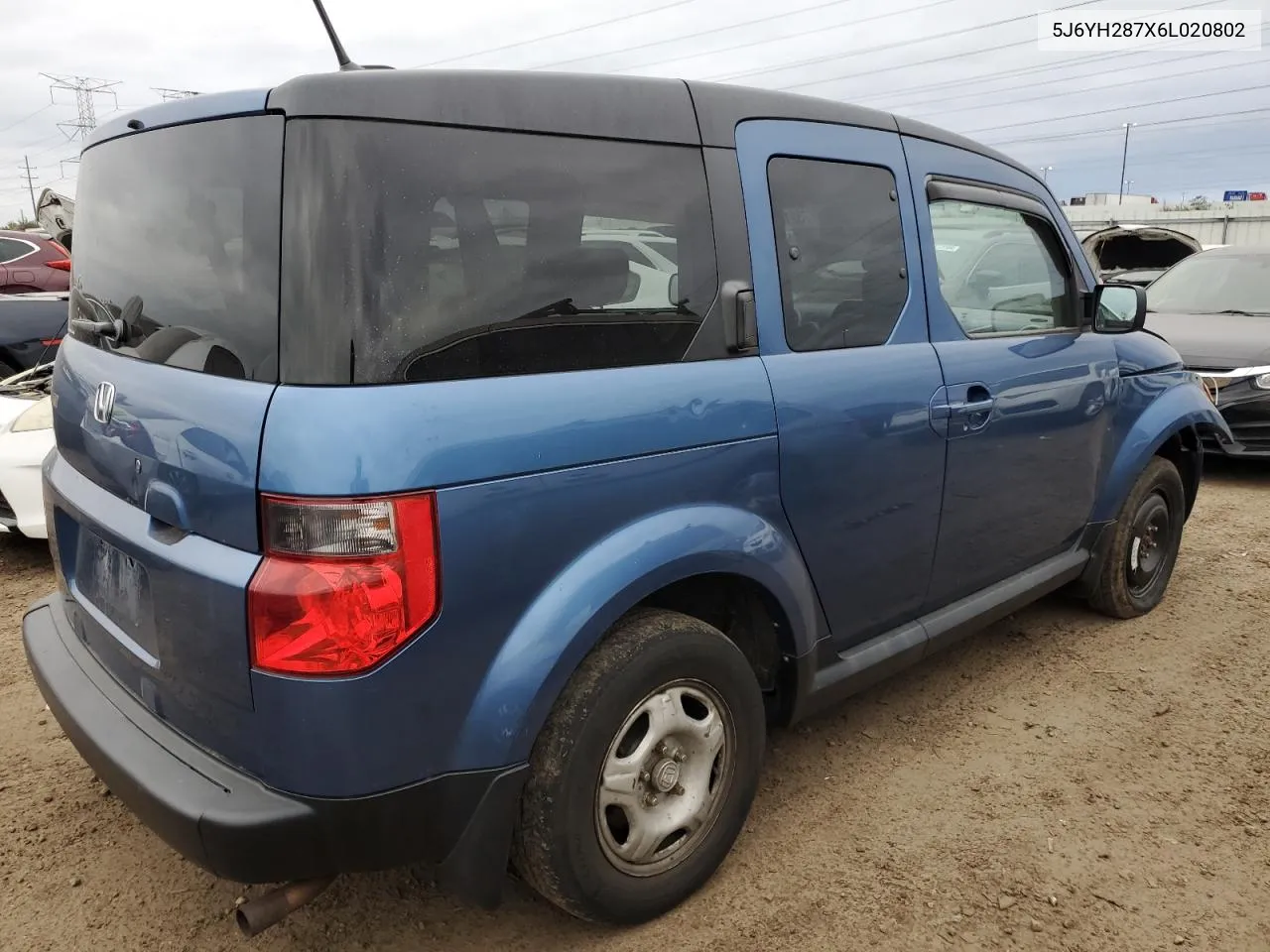 2006 Honda Element Ex VIN: 5J6YH287X6L020802 Lot: 73216814