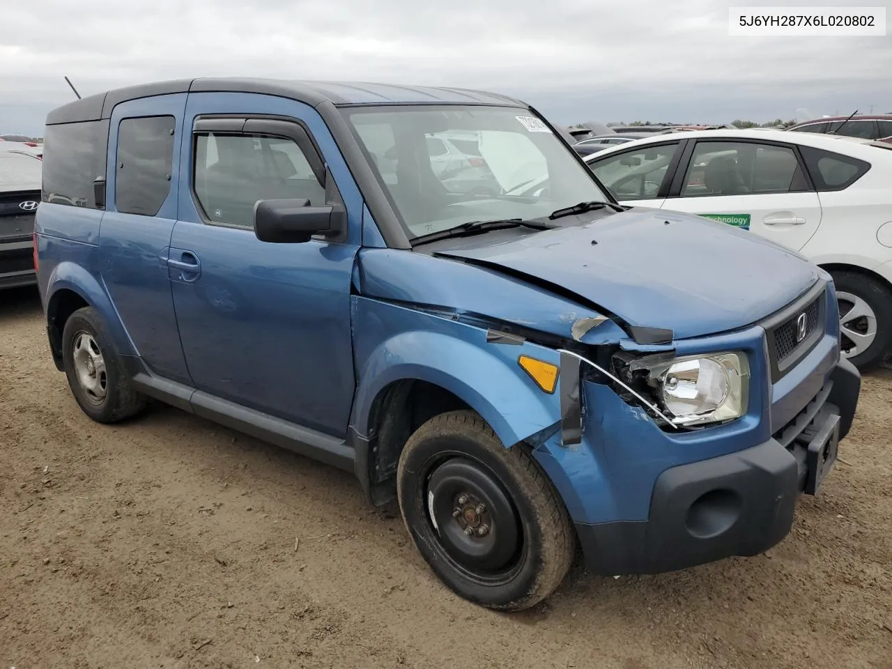 2006 Honda Element Ex VIN: 5J6YH287X6L020802 Lot: 73216814