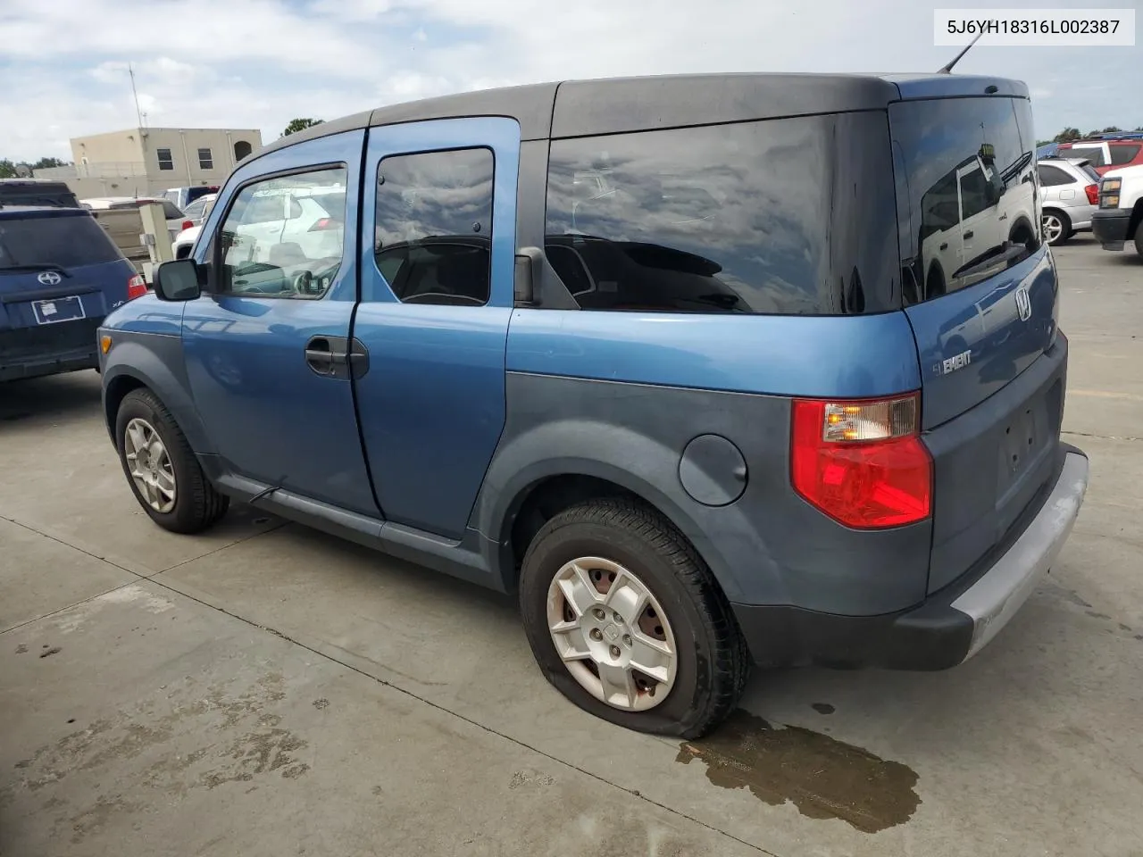 2006 Honda Element Lx VIN: 5J6YH18316L002387 Lot: 73656914