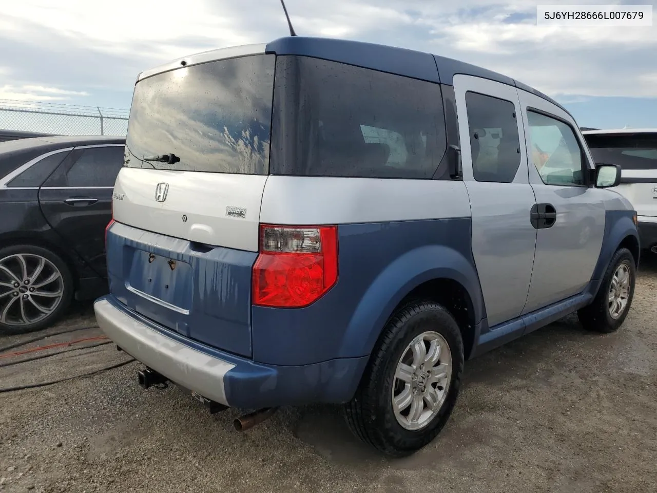 2006 Honda Element Ex VIN: 5J6YH28666L007679 Lot: 74944714