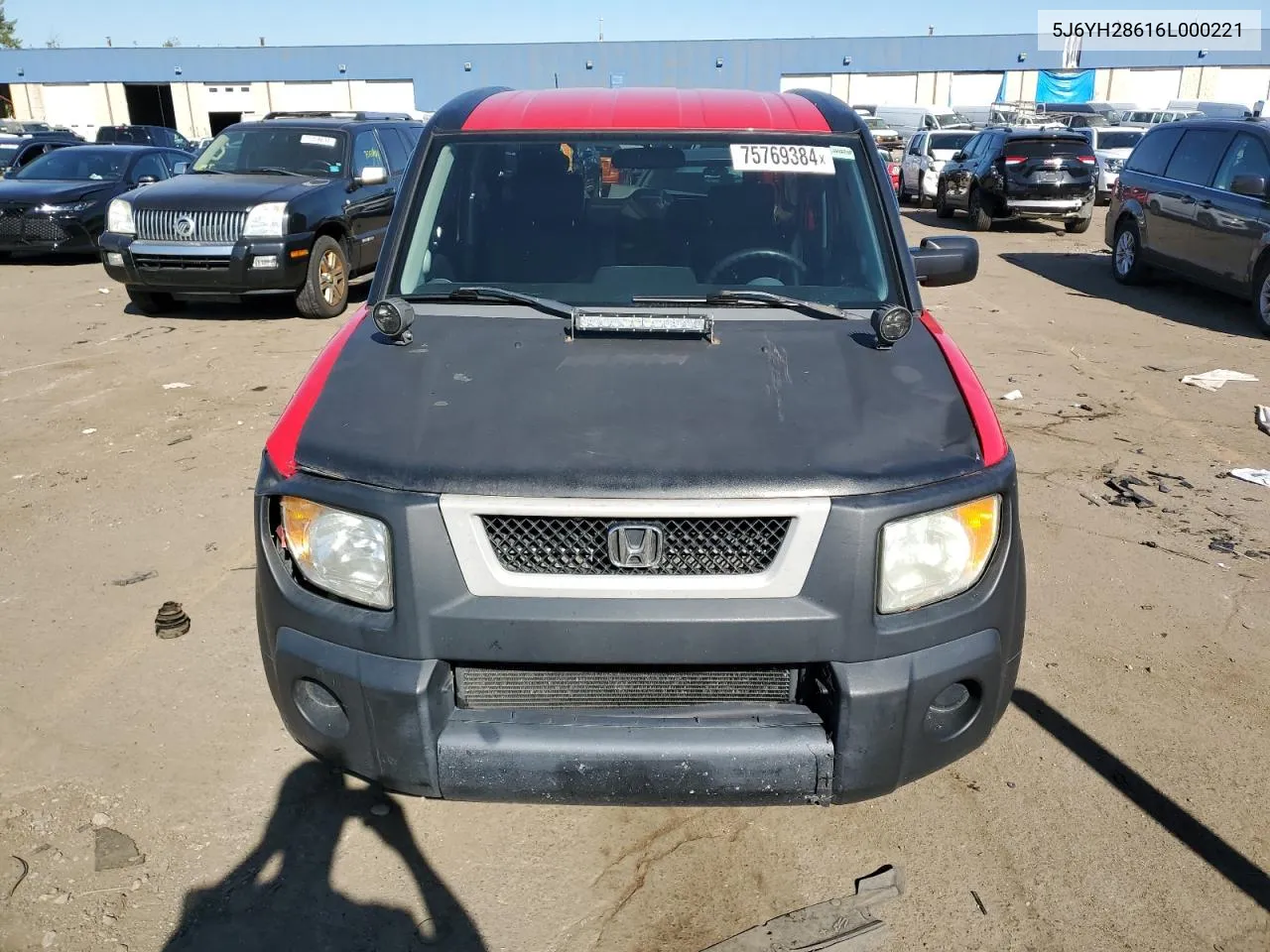 2006 Honda Element Ex VIN: 5J6YH28616L000221 Lot: 75769384