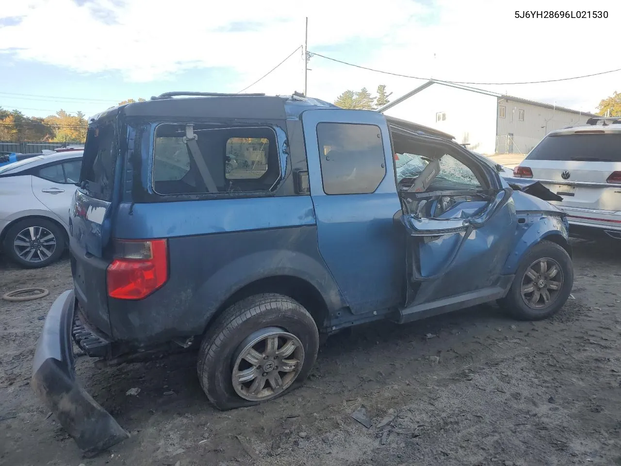 2006 Honda Element Ex VIN: 5J6YH28696L021530 Lot: 75927064