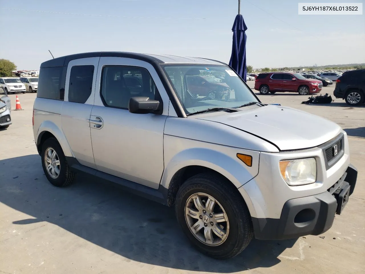 2006 Honda Element Ex VIN: 5J6YH187X6L013522 Lot: 75928514