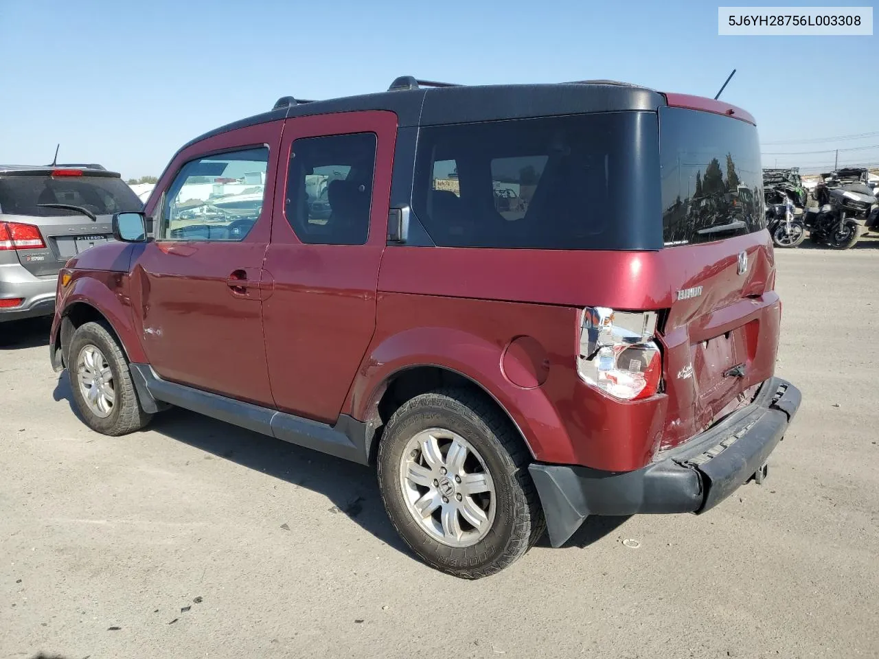 2006 Honda Element Ex VIN: 5J6YH28756L003308 Lot: 75928644