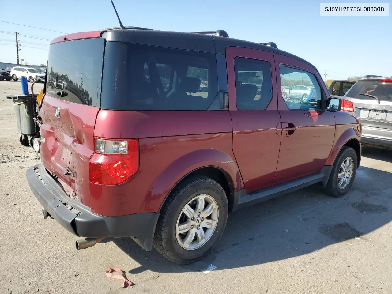 2006 Honda Element Ex VIN: 5J6YH28756L003308 Lot: 75928644