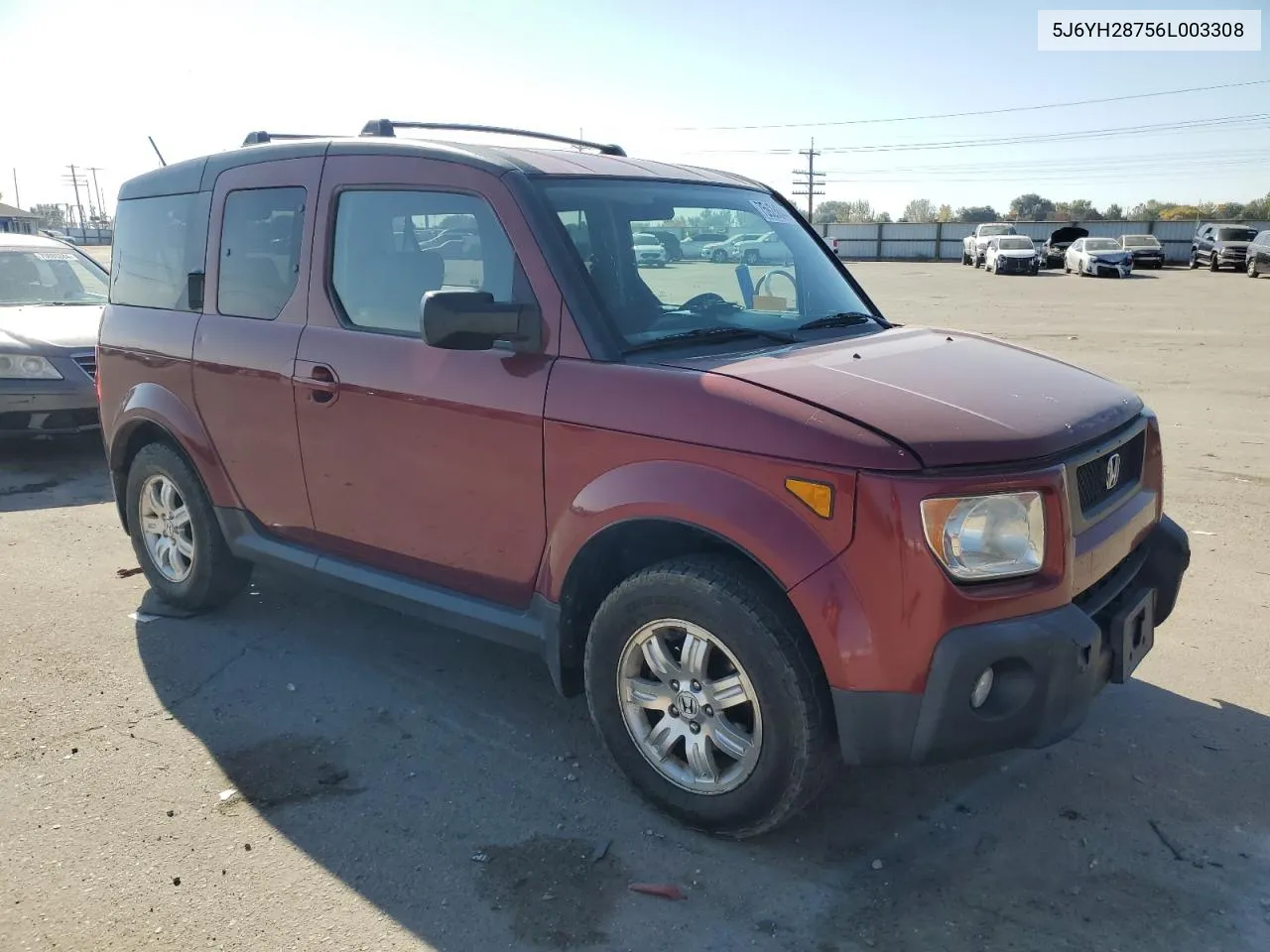 2006 Honda Element Ex VIN: 5J6YH28756L003308 Lot: 75928644