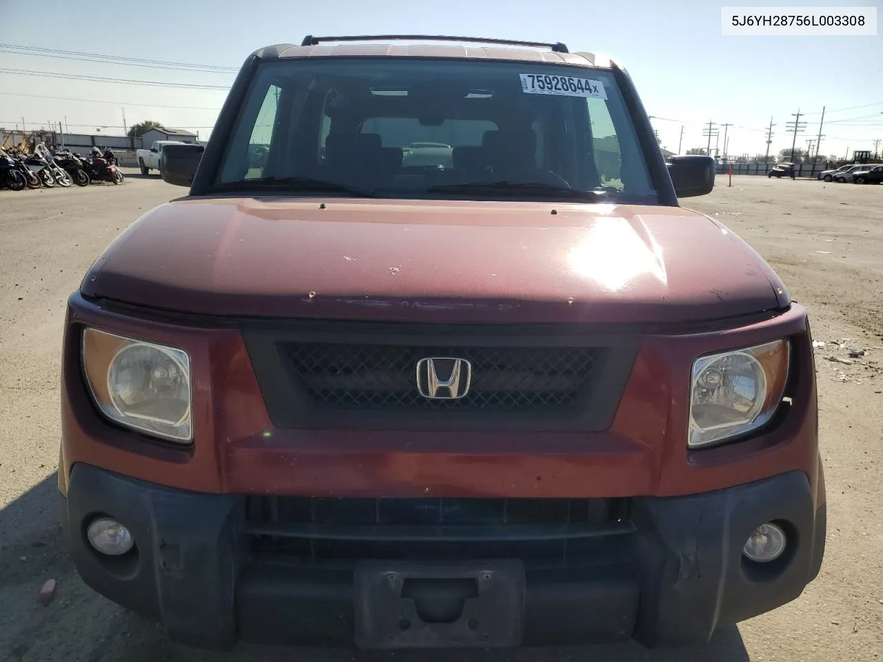 2006 Honda Element Ex VIN: 5J6YH28756L003308 Lot: 75928644