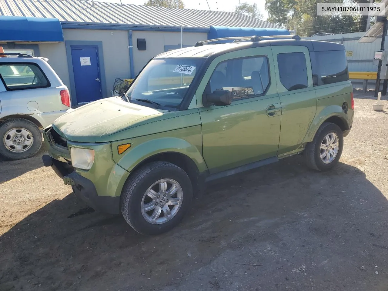 2006 Honda Element Ex VIN: 5J6YH18706L011925 Lot: 76139674