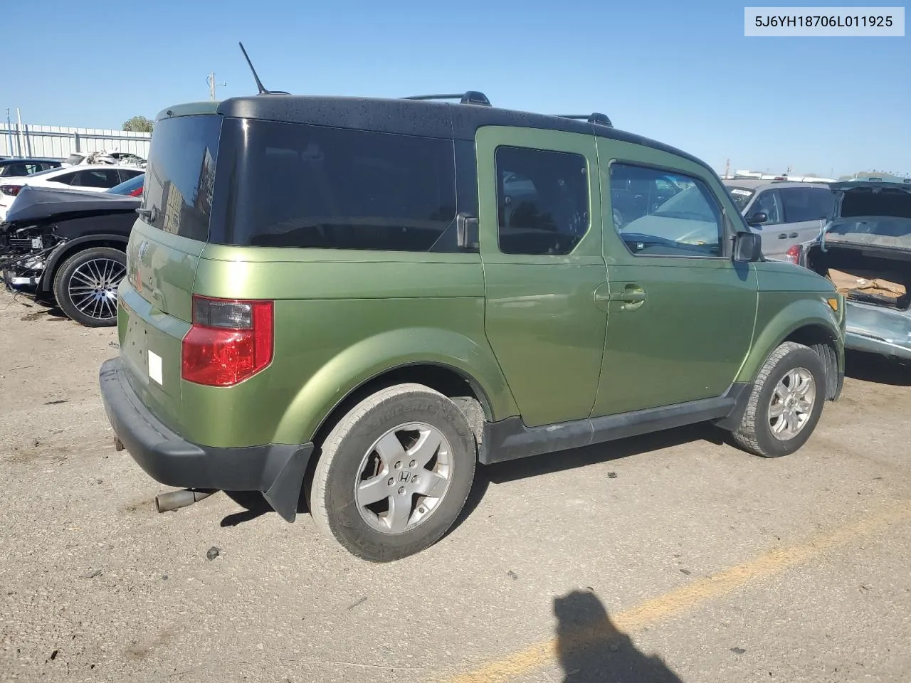 2006 Honda Element Ex VIN: 5J6YH18706L011925 Lot: 76139674