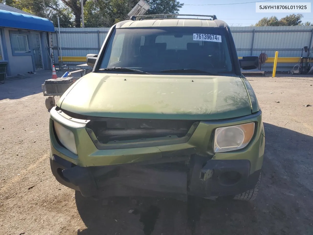 2006 Honda Element Ex VIN: 5J6YH18706L011925 Lot: 76139674