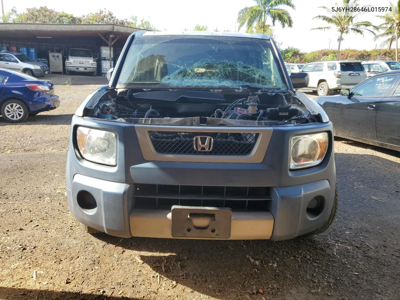 2006 Honda Element Ex VIN: 5J6YH28646L015974 Lot: 76569384