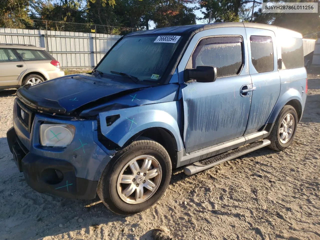 2006 Honda Element Ex VIN: 5J6YH28786L011256 Lot: 76685594