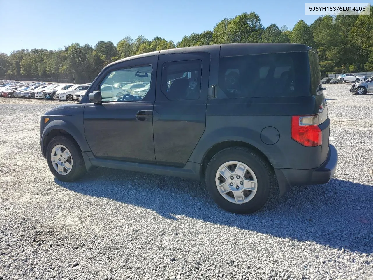 2006 Honda Element Lx VIN: 5J6YH18376L014205 Lot: 76788844