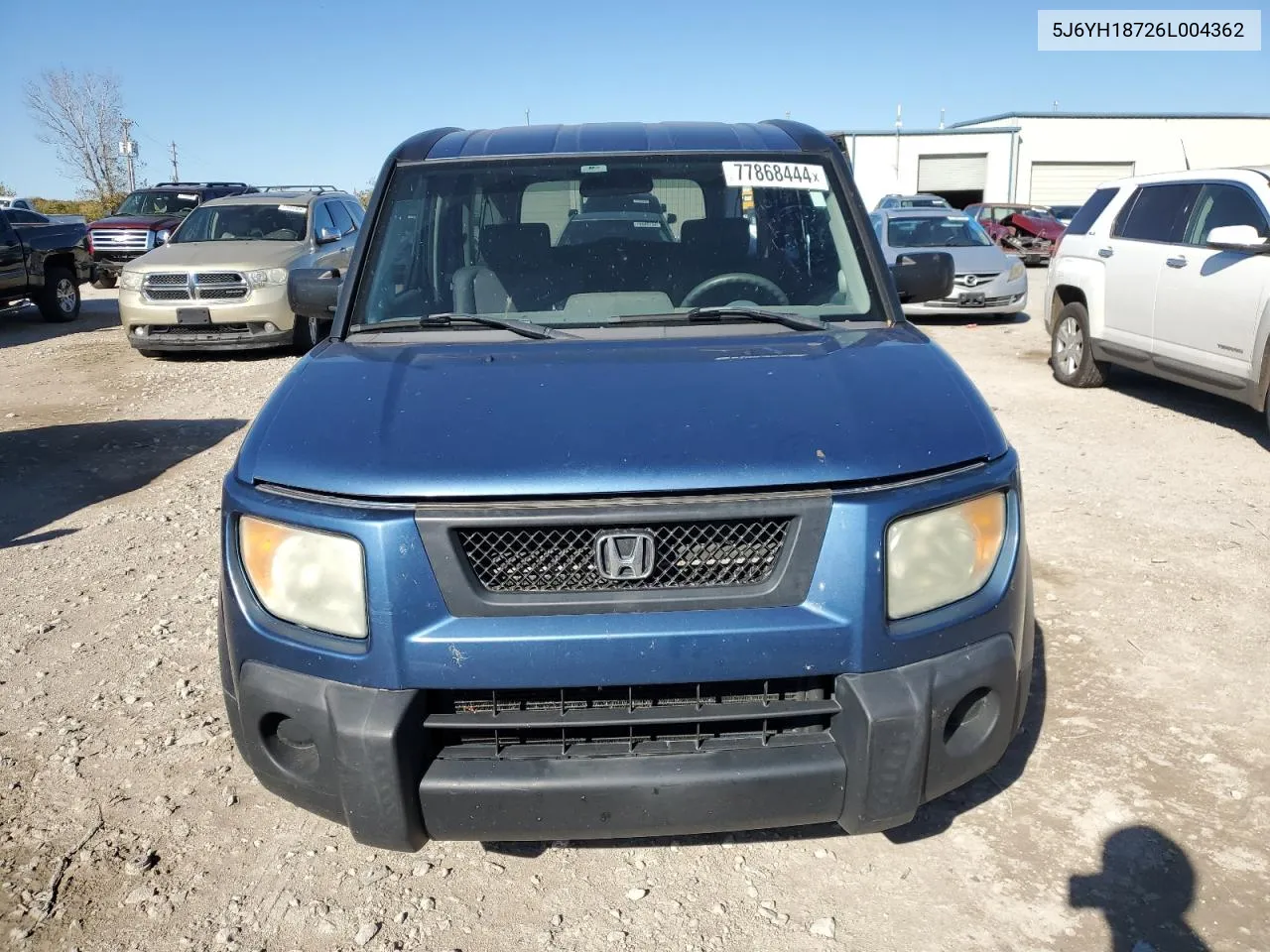 2006 Honda Element Ex VIN: 5J6YH18726L004362 Lot: 77868444