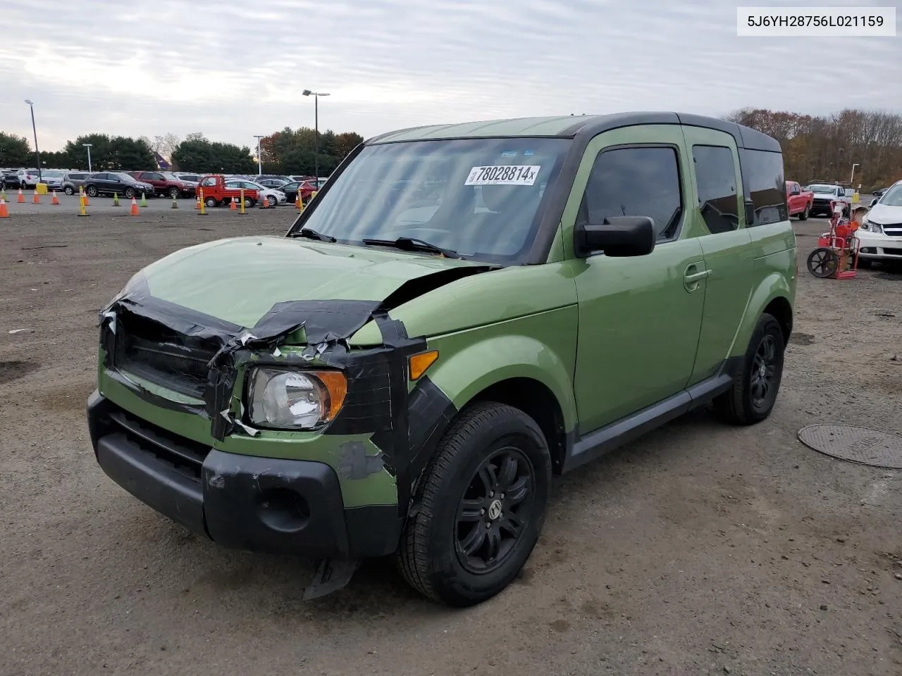 2006 Honda Element Ex VIN: 5J6YH28756L021159 Lot: 78028814