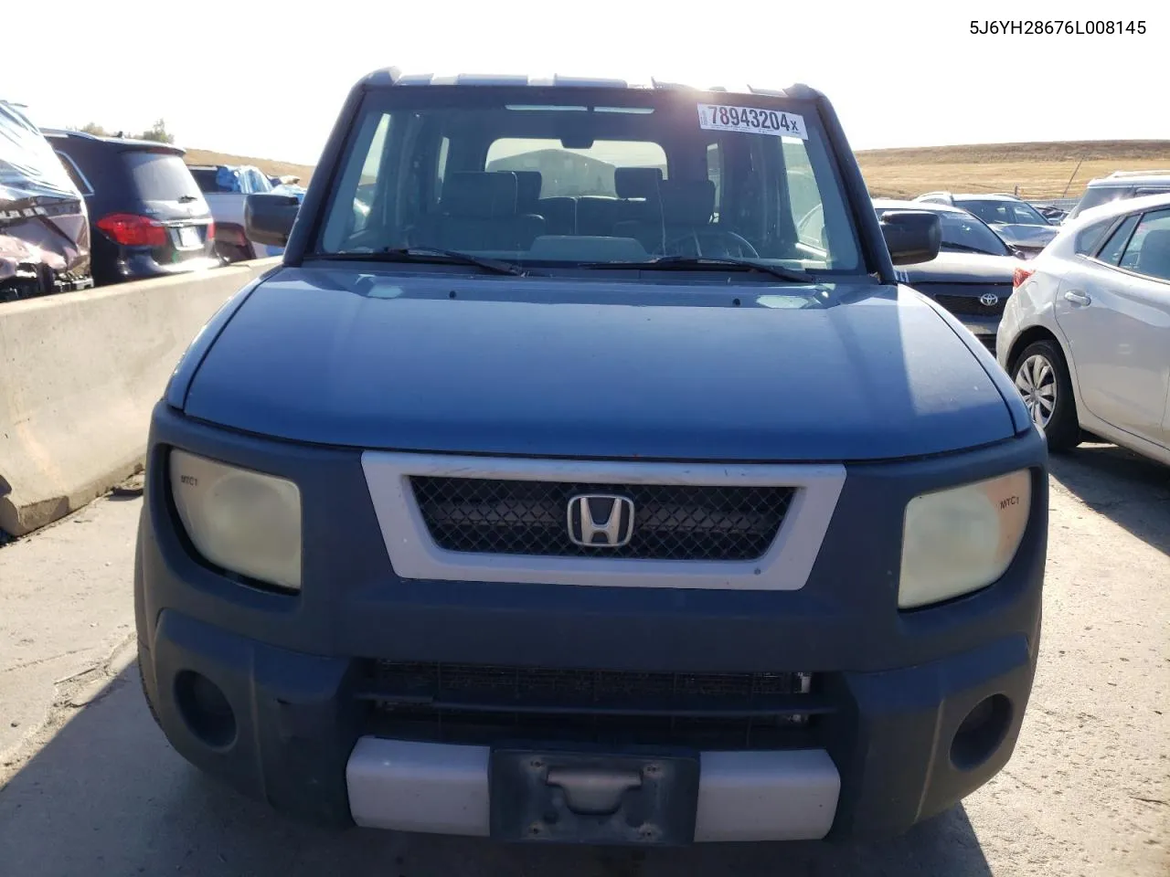 2006 Honda Element Ex VIN: 5J6YH28676L008145 Lot: 78943204