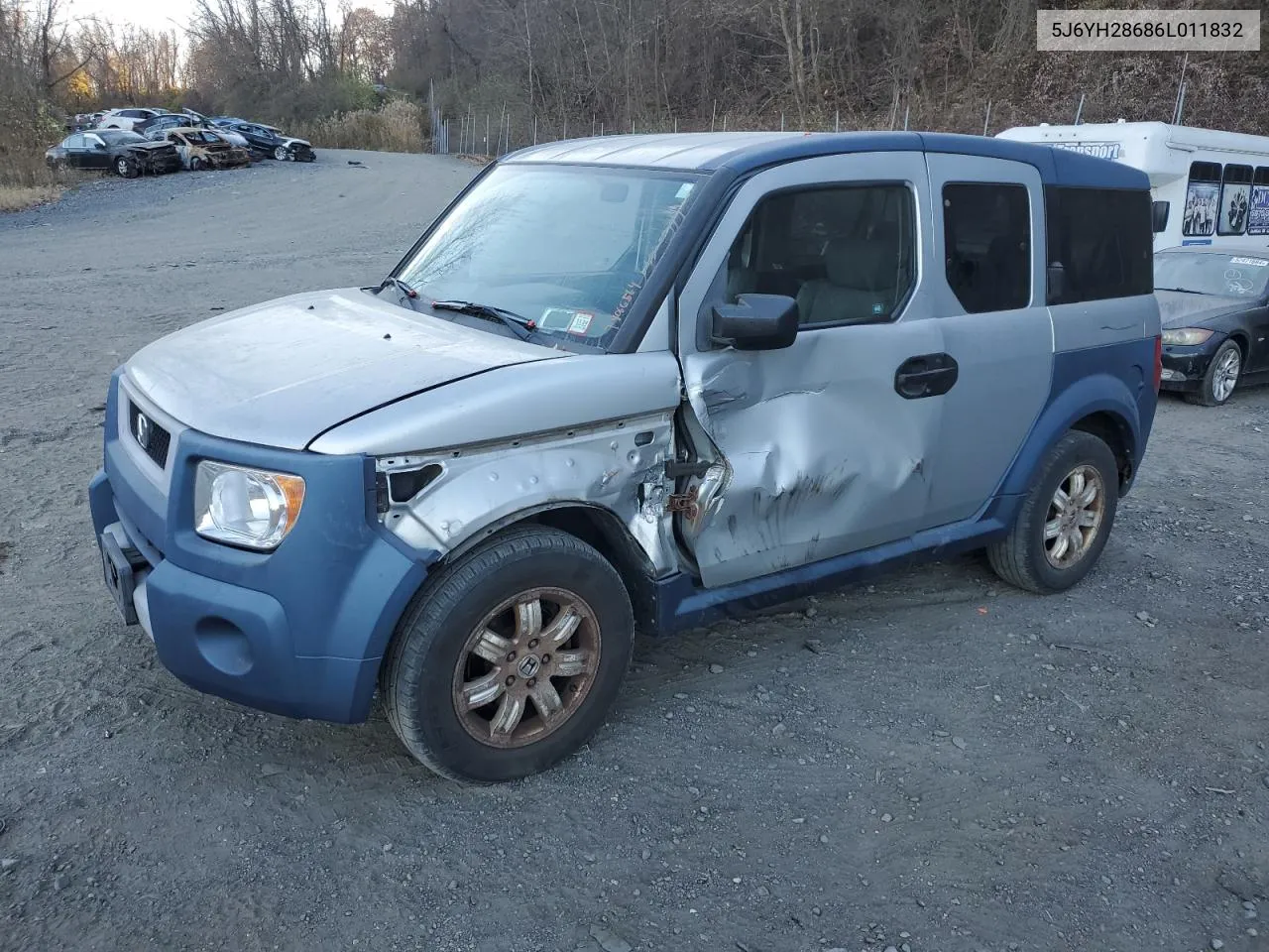 2006 Honda Element Ex VIN: 5J6YH28686L011832 Lot: 79066564