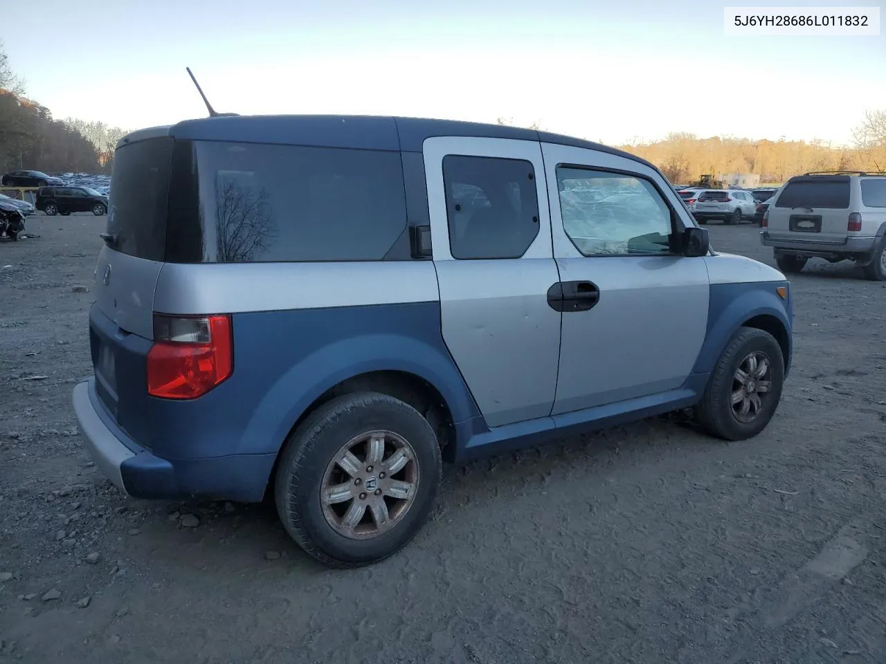 2006 Honda Element Ex VIN: 5J6YH28686L011832 Lot: 79066564