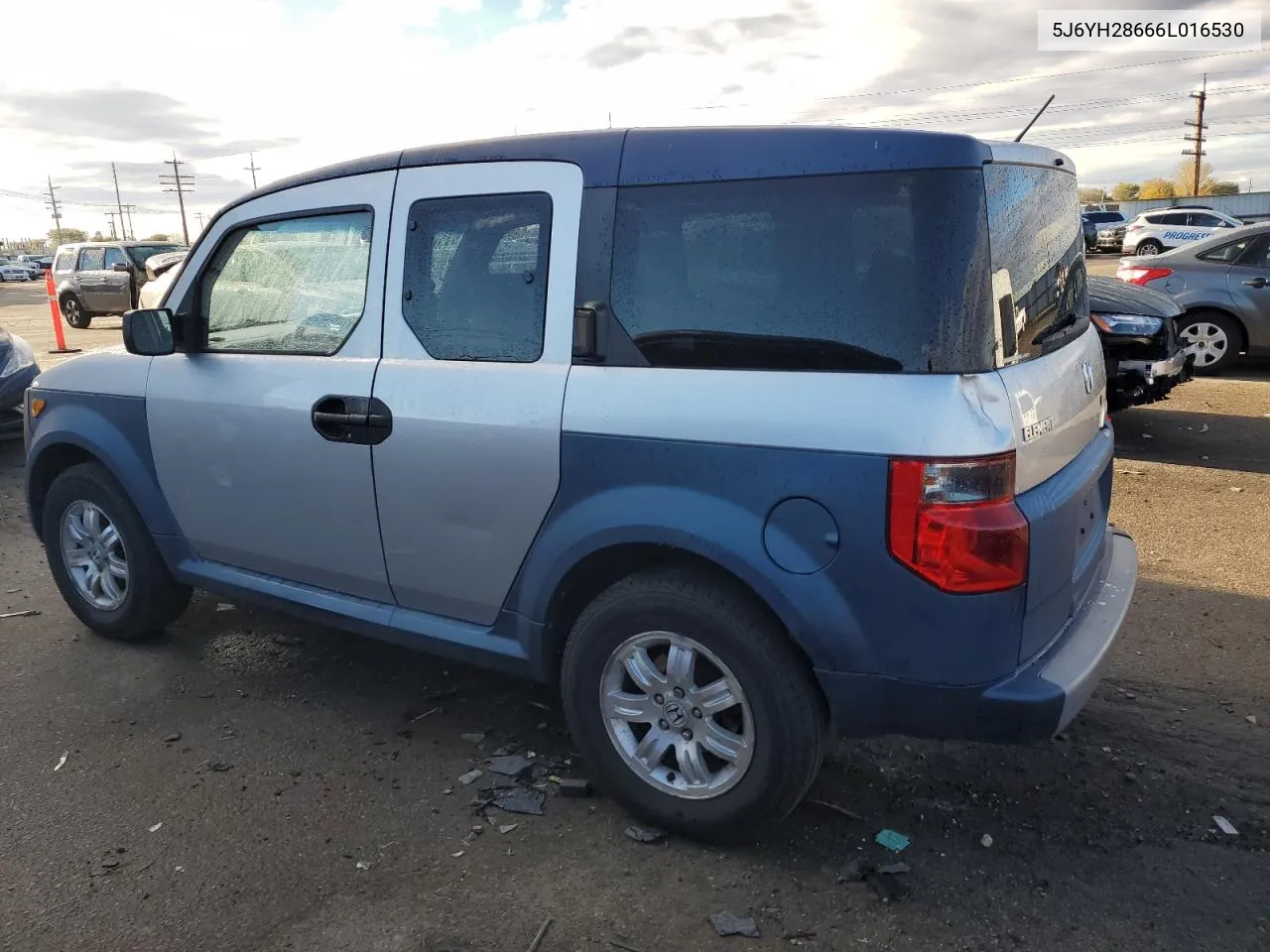 5J6YH28666L016530 2006 Honda Element Ex