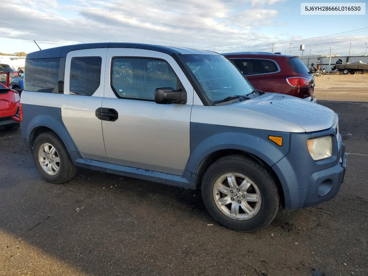 5J6YH28666L016530 2006 Honda Element Ex