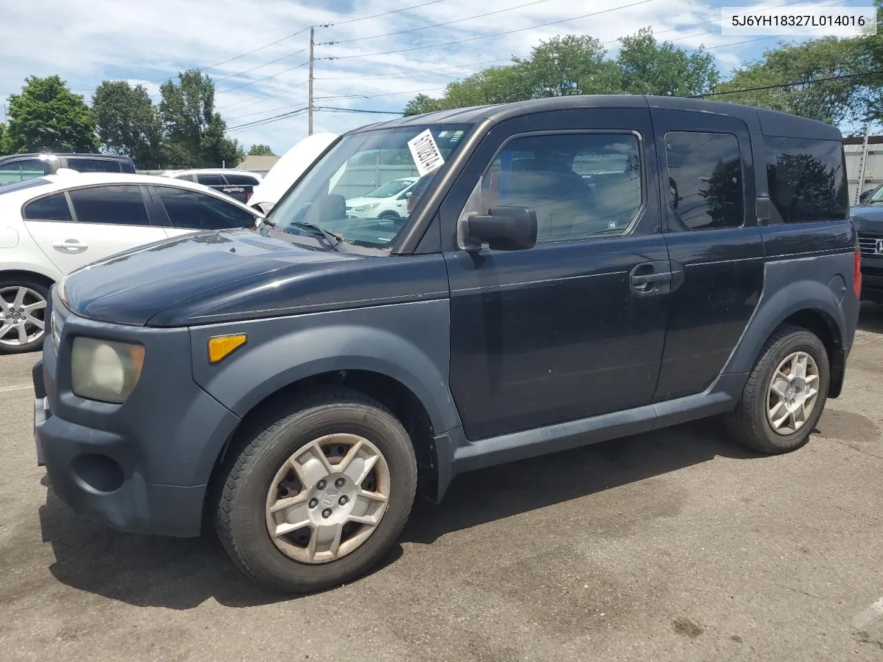 2007 Honda Element Lx VIN: 5J6YH18327L014016 Lot: 61702874